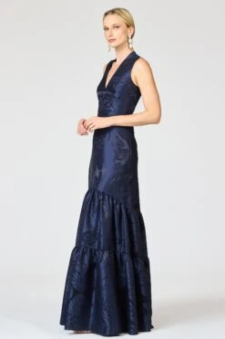 CELLA GOWN - DEEP OCEAN -Sachin & Babi Clothing R261G04 411 3