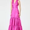 CELLA GOWN - PINK SAPPHIRE DAMASK -Sachin & Babi Clothing R261G04 677 2