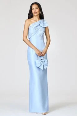 EMBELLISHED OLIVIA GOWN - GLACIAL BLUE -Sachin & Babi Clothing R261G09 454