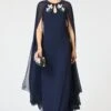 EMBELLISHED COLLEEN GOWN - MIDNIGHT -Sachin & Babi Clothing R261G11 410 2