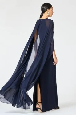 EMBELLISHED COLLEEN GOWN - MIDNIGHT -Sachin & Babi Clothing R261G11 410 4