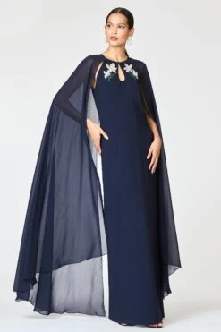 EMBELLISHED COLLEEN GOWN - MIDNIGHT -Sachin & Babi Clothing R261G11 410 7