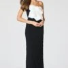 MARIST GOWN - IVORY BLACK -Sachin & Babi Clothing R261G12 001 2