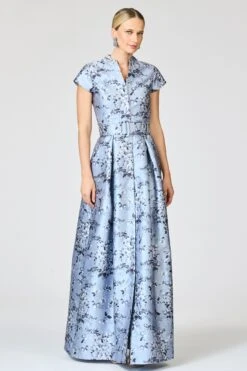 MARTA GOWN - ICED CHERRY BLOSSOM -Sachin & Babi Clothing R261G33 450 3