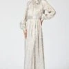 METALLIC VERA GOWN - METALLIC