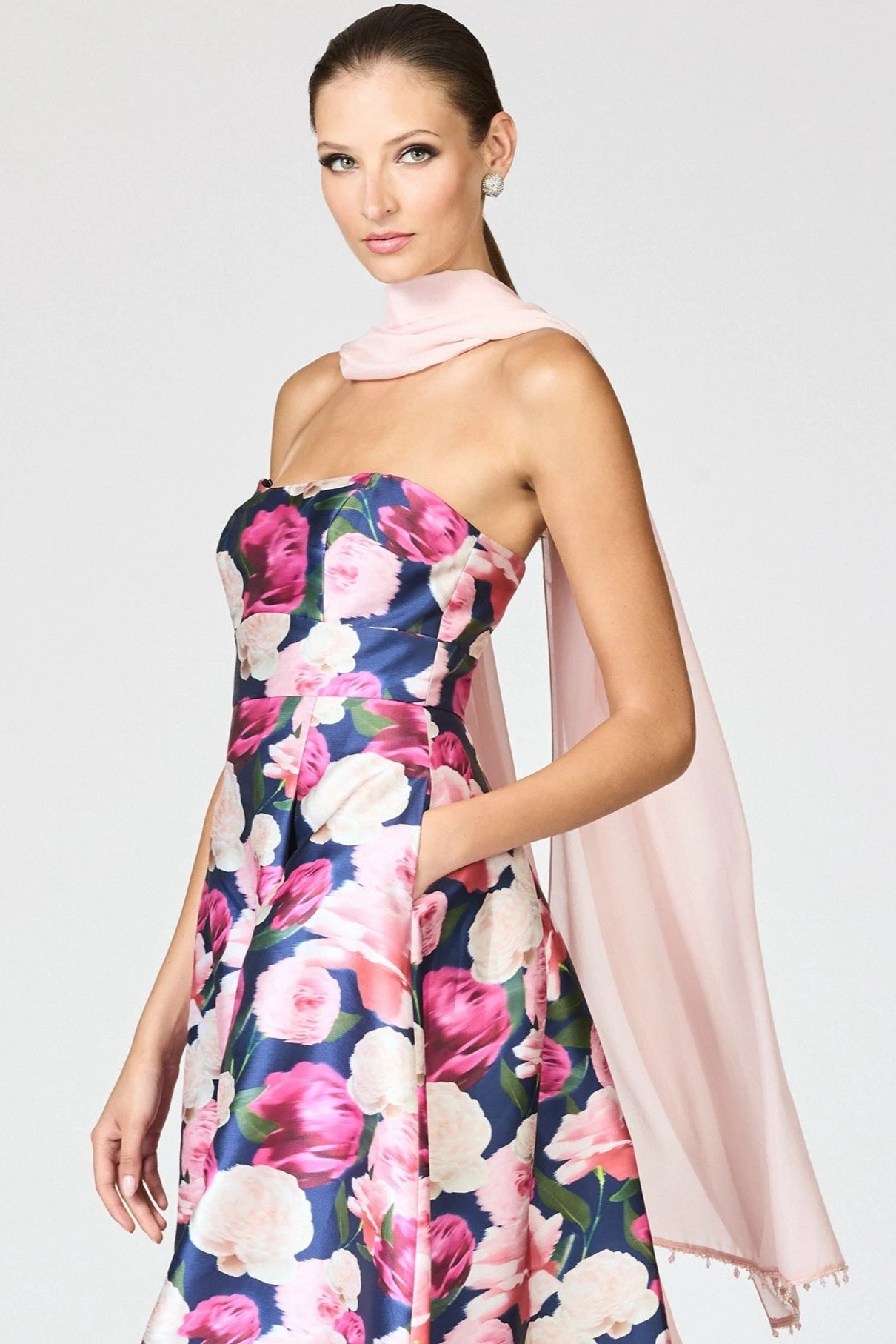 EMBELLISHED EMMY SCARF - PETAL 3 EMBELLISHED EMMY SCARF - PETAL