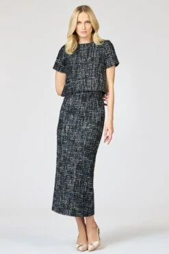 ADORA SKIRT - OBSIDIAN FROST -Sachin & Babi Clothing R261S03 001 7