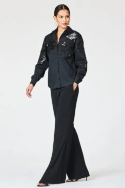 EMBELLISHED PARADISO TOP - BLACK 9 EMBELLISHED PARADISO TOP - BLACK -Sachin & Babi Clothing R261T04 001 3