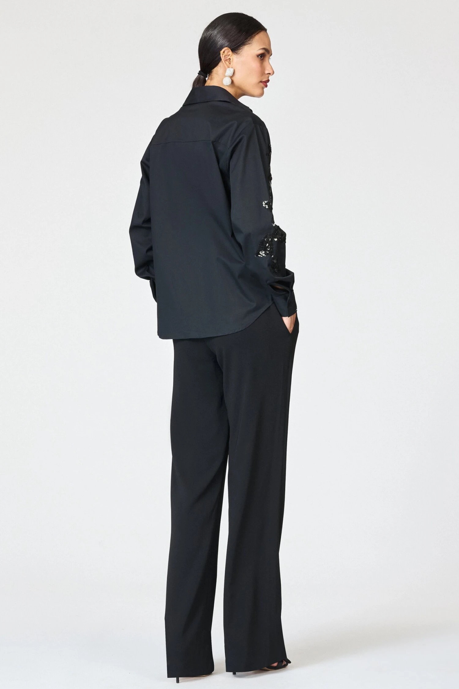 EMBELLISHED PARADISO TOP - BLACK 6 EMBELLISHED PARADISO TOP - BLACK - Image 4