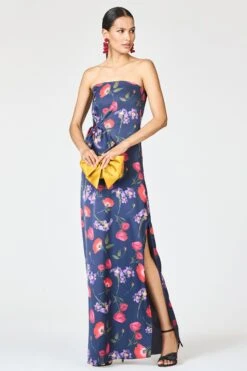 MONROE GOWN - MIDNIGHT JARDIN