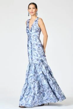 RORI GOWN - FROZEN FLORA -Sachin & Babi Clothing R262G25 462 6