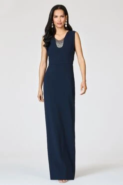 EMBELLISHED NATALIE GOWN - MIDNIGHT -Sachin & Babi Clothing R262G27 410 2