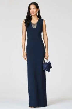 EMBELLISHED NATALIE GOWN - MIDNIGHT -Sachin & Babi Clothing R262G27 410