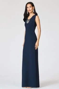 EMBELLISHED NATALIE GOWN - MIDNIGHT