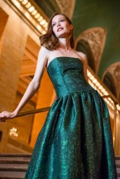 Georgina Gown - Emerald Wisteria -Sachin & Babi Clothing RAWUNTOUCHEDSBNYC1472 Editcopy