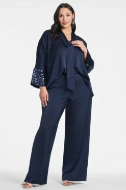 Reid Top - Midnight -Sachin & Babi Clothing REIDTOP MIDNIGHT FRONT2