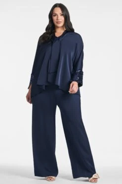 Reid Top - Midnight -Sachin & Babi Clothing REIDTOP MIDNIGHT FRONT3