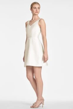 Rosie Dress - Ivory -Sachin & Babi Clothing ROSIEDRESS IVORY SIDE2