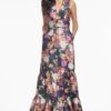RORI GOWN - MIDNIGHTS MAGIC BLOOMS -Sachin & Babi Clothing S251G06 414 3