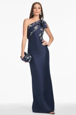 EMBELLISHED OLIVIA GOWN - NIGHT SKY 10 EMBELLISHED OLIVIA GOWN - NIGHT SKY -Sachin & Babi Clothing S251G32 415