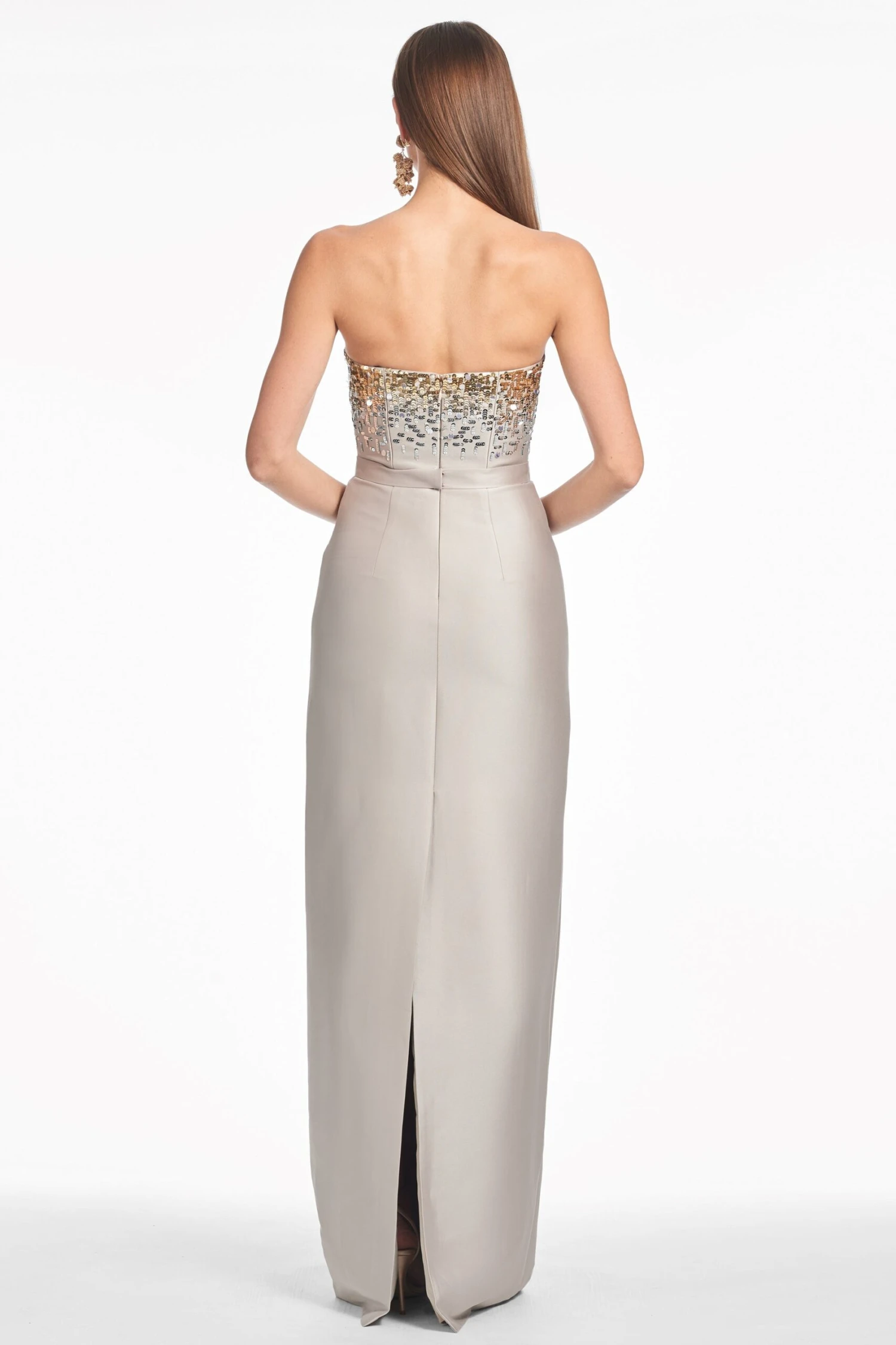 PHAEDRA GOWN - PEWTER 6 PHAEDRA GOWN - PEWTER - Image 4
