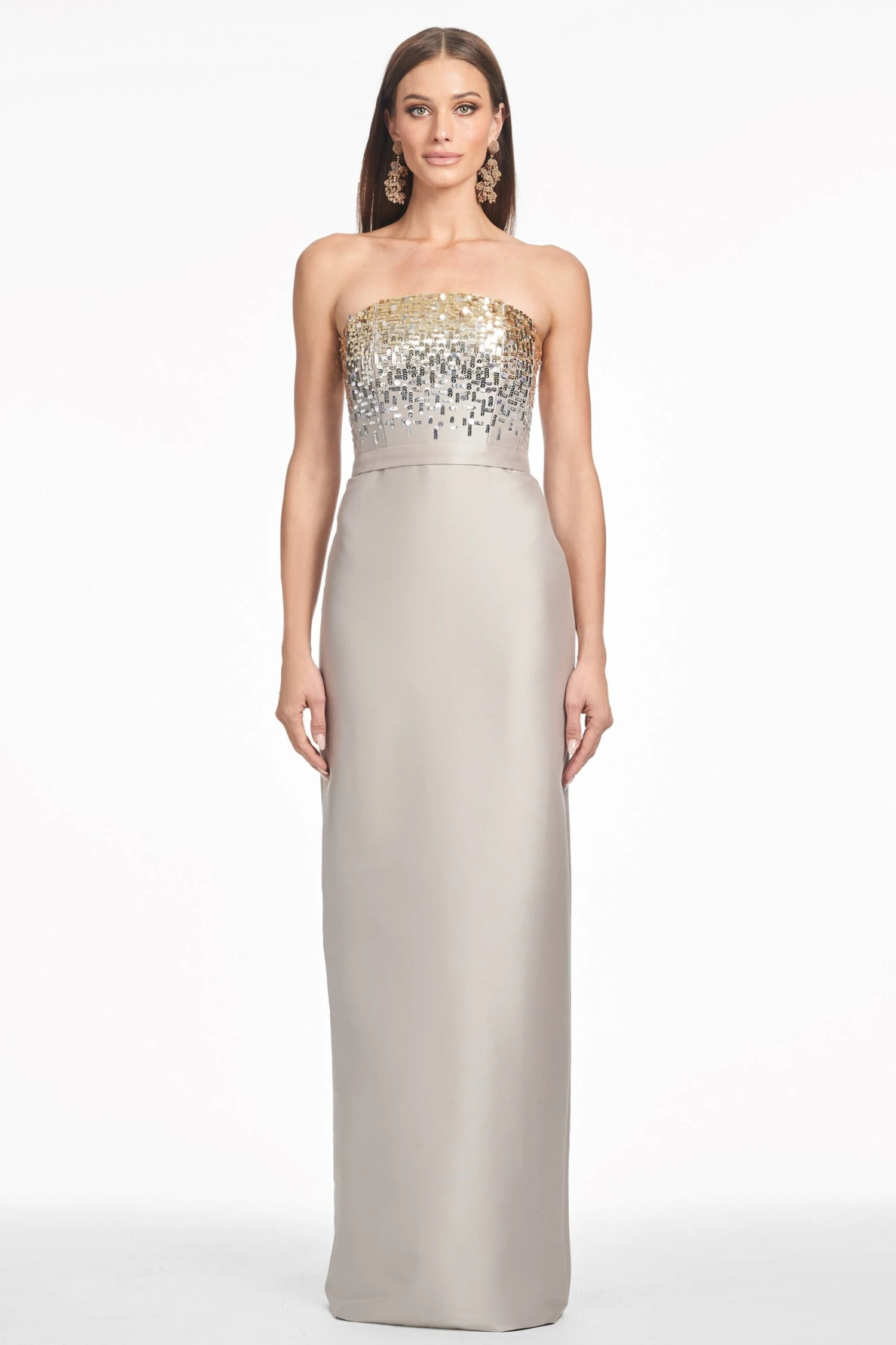 PHAEDRA GOWN - PEWTER 5 PHAEDRA GOWN - PEWTER - Image 3