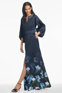 OLYMPIA GOWN - NIGHT SKY PRIMA GARDEN -Sachin & Babi Clothing S251G46 412 4