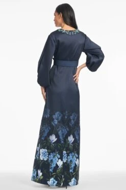 OLYMPIA GOWN - NIGHT SKY PRIMA GARDEN -Sachin & Babi Clothing S251G46 412 5