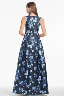 BROOKE GOWN - POSEIDON VENETIAN PETAL -Sachin & Babi Clothing S251G56 418 4