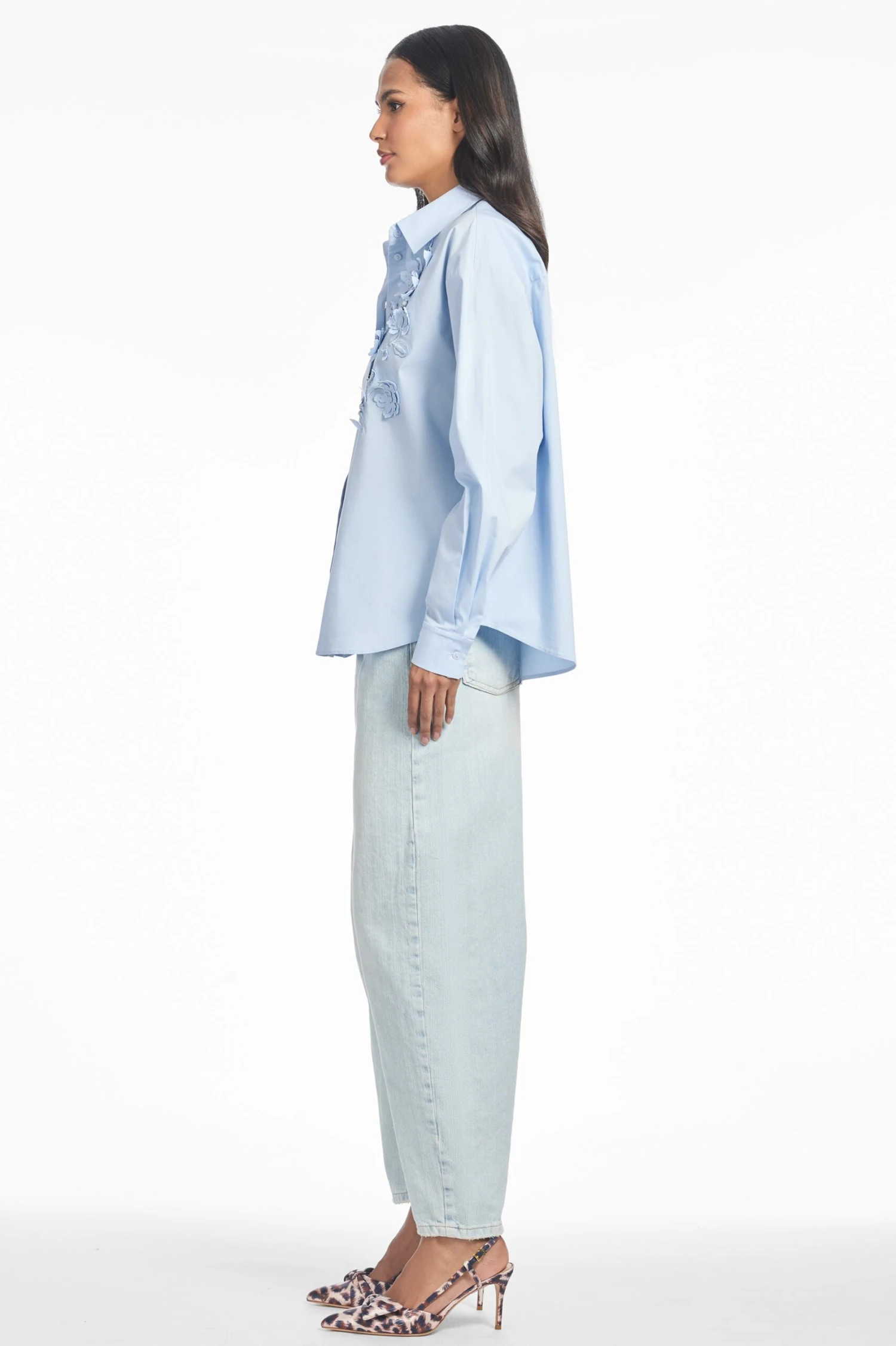 VIOLA TOP - GLACIAL BLUE 5 VIOLA TOP - GLACIAL BLUE - Image 3