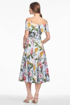 MINNIE DRESS - GLACIAL BLUE BLOSSOMS -Sachin & Babi Clothing S252D15 456 4