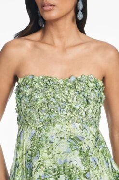 AMES GOWN - PERIDOT BOUQUET -Sachin & Babi Clothing S253G42 334 7