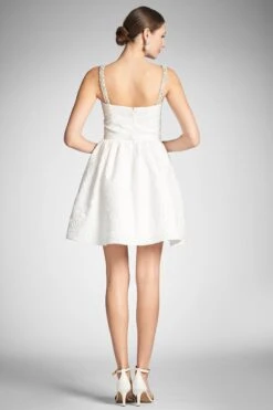 Serena Dress - Ivory -Sachin & Babi Clothing SERENADRESS IVORY BACK