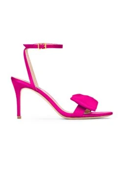 Chelsea Obi-Bow Open Toe - Cerise -Sachin & Babi Clothing SHOE CHELSEA CERISE SIDE