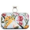 ON THE ROCKS CLUTCH - GLACIAL BLUE BLOSSOMS