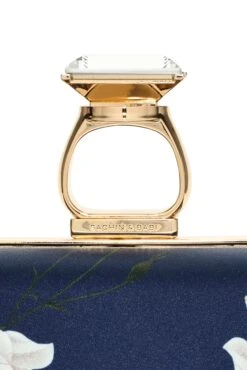 ON THE ROCKS CLUTCH - NAVY NARCISSUS -Sachin & Babi Clothing SHOT 01 032 DETAIL