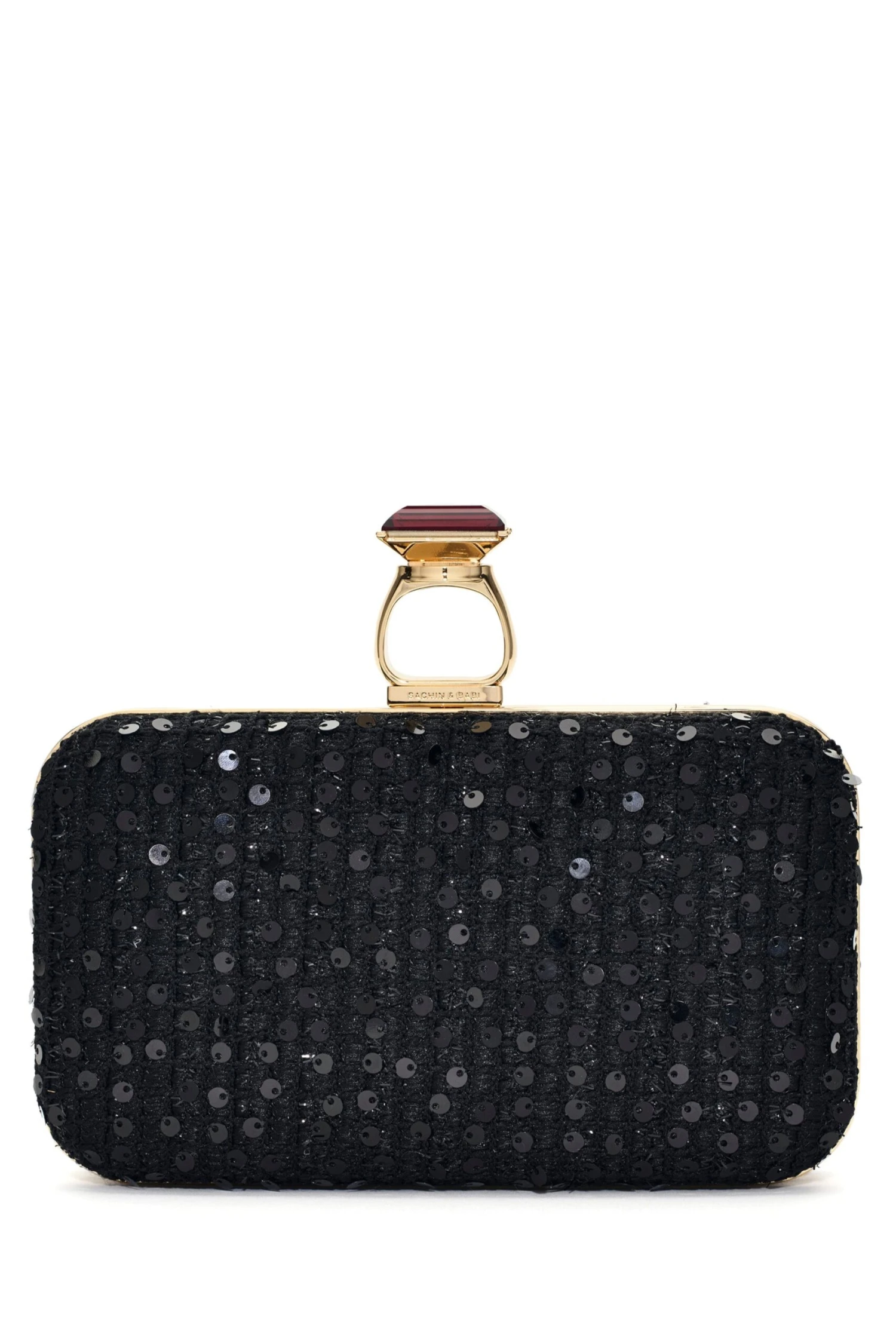 ON THE ROCKS CLUTCH - BLACK 3 ON THE ROCKS CLUTCH - BLACK