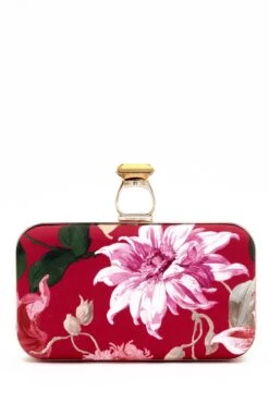 On The Rocks Clutch - Deep Pink Dahlia