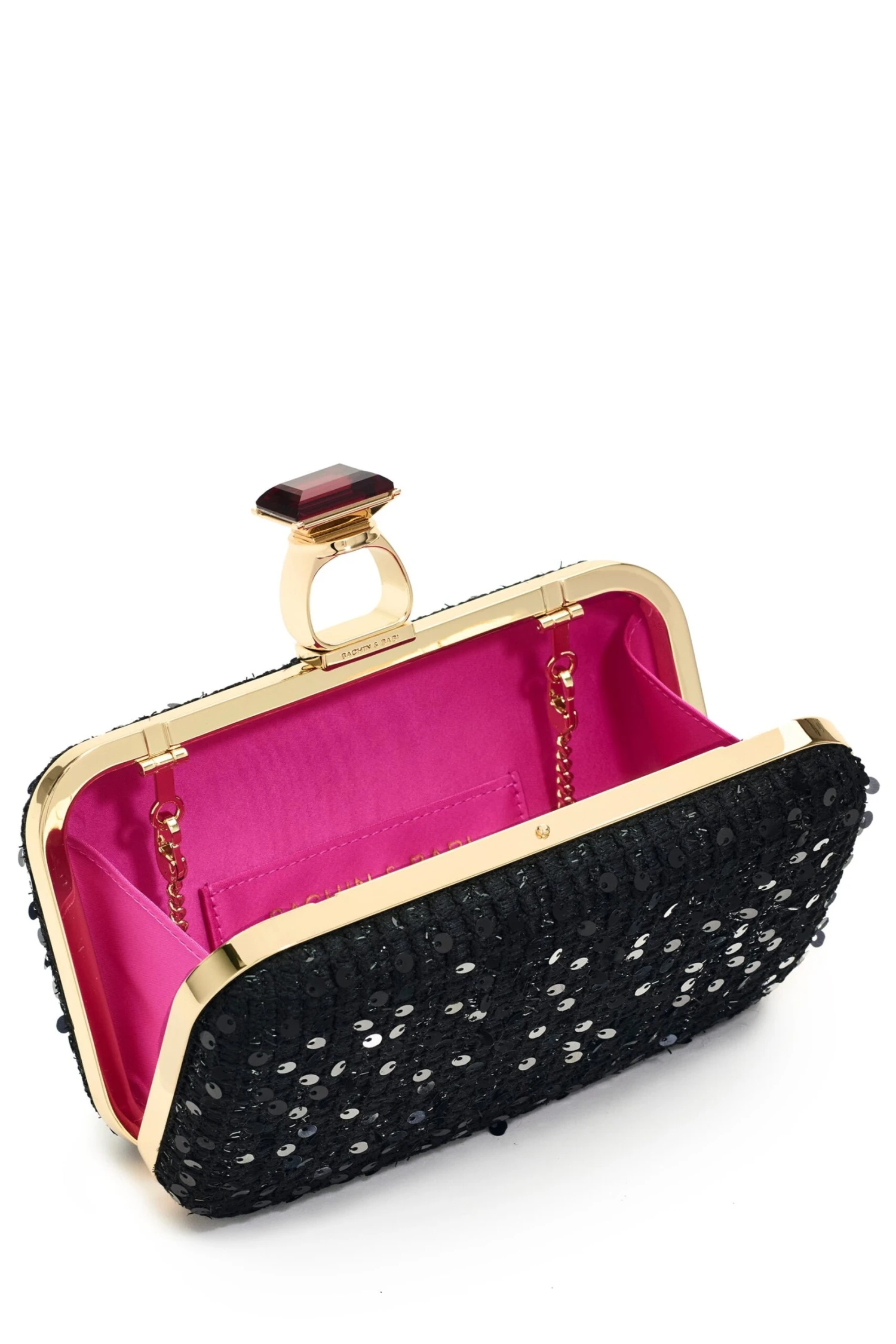 ON THE ROCKS CLUTCH - BLACK 7 ON THE ROCKS CLUTCH - BLACK - Image 5