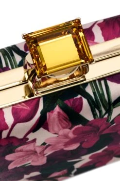 ON THE ROCKS CLUTCH - CASA BLANCA LILLIES -Sachin & Babi Clothing SHOT 04 048