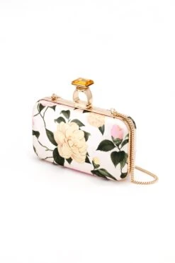 On The Rocks Clutch - Pink Lemonade Bouquet -Sachin & Babi Clothing SHOT 15 285