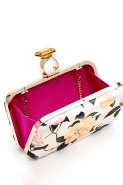 On The Rocks Clutch - Pink Lemonade Bouquet -Sachin & Babi Clothing SHOT 15 402