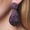 ELISE EARRINGS - VIOLET -Sachin & Babi Clothing SHOT 16 005