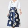 TIPPY SKIRT - NAVY NARCISSUS -Sachin & Babi Clothing SHOT 21 003 ee8fdf97 bae2 4765 98ac 693fe091214b