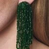 FOUNTAIN EARRINGS - EMERALD
