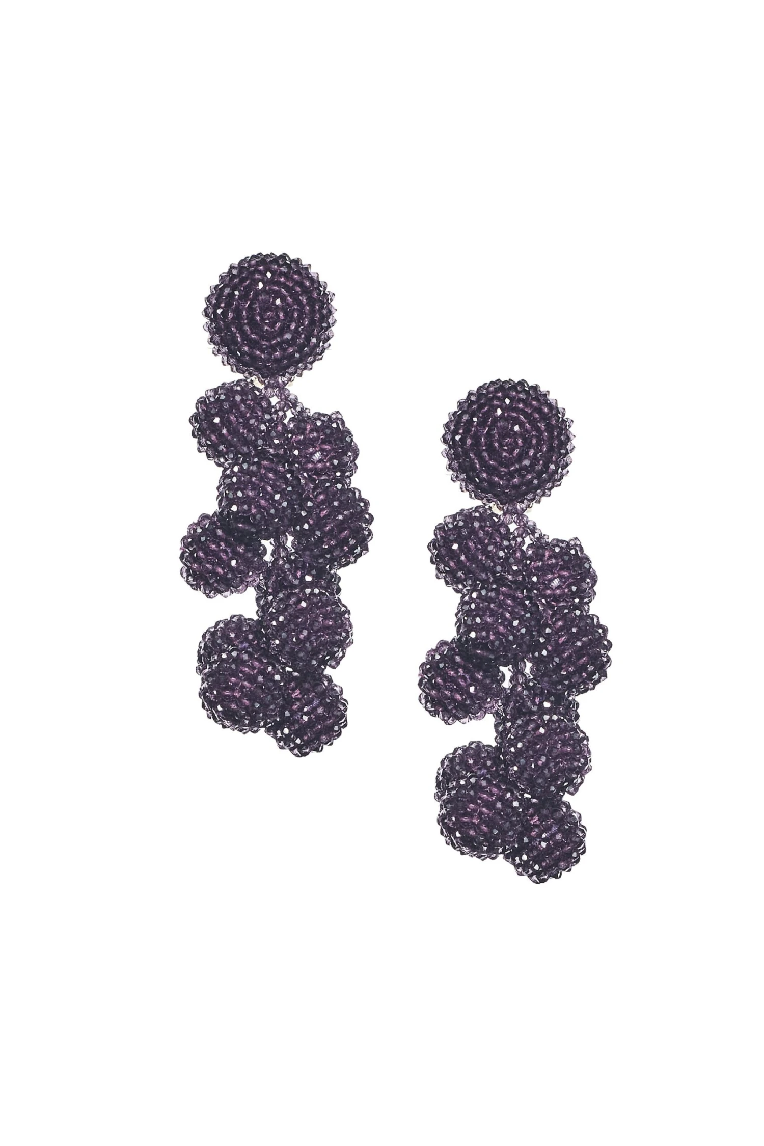 COCONUTS EARRINGS - VIOLET 4 COCONUTS EARRINGS - VIOLET - Image 2