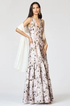 EMBELLISHED EMMY SCARF - IVORY