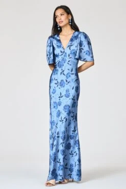 MAE GOWN - WILD STEEL ROSES -Sachin & Babi Clothing SHOT 75 025 5c949da9 5a2f 4851 a29e 848d5c89d53b