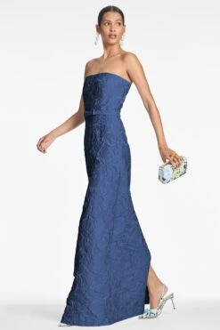 Sophia Gown - Midnight -Sachin & Babi Clothing SOPHIAGOWN MIDNIGHT SIDE2