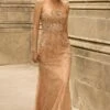 EMBELLISHED VIENNA GOWN - FAWN -Sachin & Babi Clothing Sachin Babi 0386 2 Edit